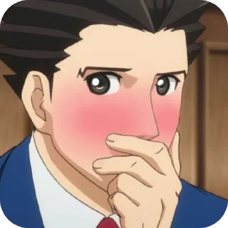 🥰 Phoenix Wright, стикер Telegram 14 из 36