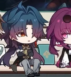 🌟 Chibi Blade and chibi Blade ca, Telegram sticker 21 of 26