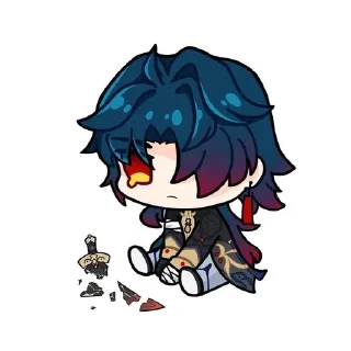 🌟 Chibi Blade and chibi Blade ca, Telegram sticker 13 of 26
