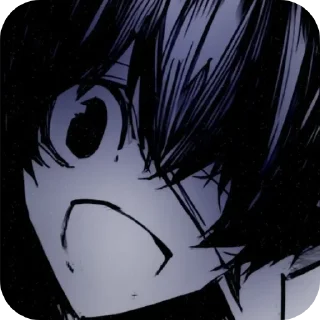 🖤 ⋆.˚.· 𝘿𝙖𝙯𝙖𝙞 𝙊𝙨𝙖𝙢𝙪 𝘽𝙚𝙖𝙨𝙩 — ★, стикер Telegram 14 из 27