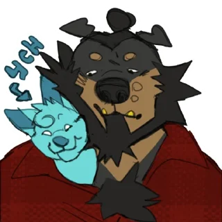🥰 Vier the Rottweiler, Telegram sticker 10 of 40