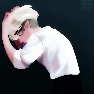 🦉 Хантер и Эдрик @Aimee_omoide, Telegram sticker 7 of 112