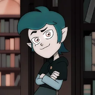 🦉 Хантер и Эдрик @Aimee_omoide, Telegram sticker 10 of 112