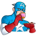 🤨 60‘s Captain America, sticker Telegram 6 sur 30