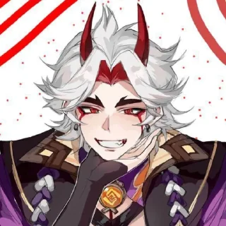😁 Аратаки Итто @IamDiabet, Telegram sticker 13 of 114