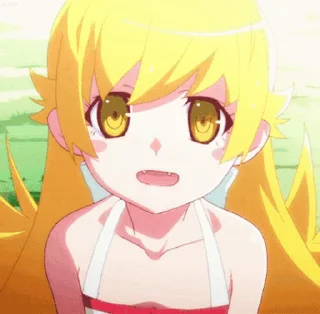 💬 Oshino Shinobu | @Onishiki, Telegram sticker 14 of 35