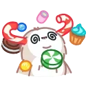 😵‍💫 Yeti on Holidays, стікер Telegram 16 з 26