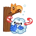🥶 Yeti on Holidays, стікер Telegram 22 з 26