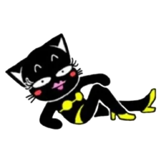 👙 🐈‍⬛️ .  Felix   ֶָ࣪   @prettycats_pc ꐑ       ๋࣭, Telegram sticker 20 of 38