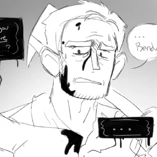 ✒️ ｡⁠*ﾟ⁠+Henry Stein!｡⁠*ﾟ⁠+ @Huxyafepwa, Telegram sticker 24 of 45