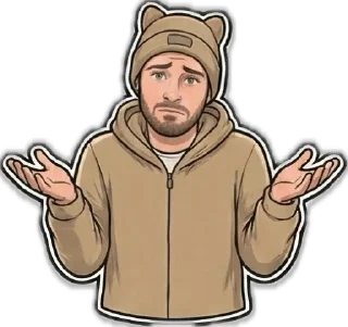🤷‍♂️ Alina & Geffol, стікер Telegram 19 з 120