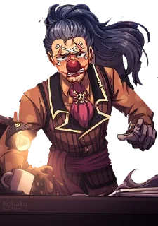 🥵 🤡<>{•°•Багги•°•}<>🤡 @One_6Piece, Telegram sticker 10 of 120