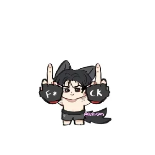 🌟 Jinx | Джинкс @manhva_stick, Telegram sticker 8 of 45