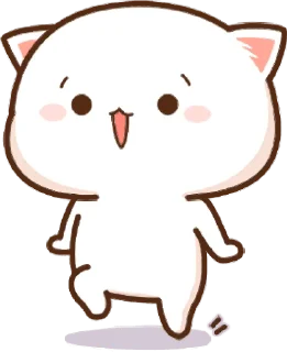 🏃‍♀️ Mochi Mochi Peach Cat :: @line_stickers, sticker Telegram 10 sur 48