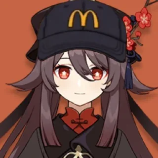 🍟 Ху Тао, стікер Telegram 21 з 35