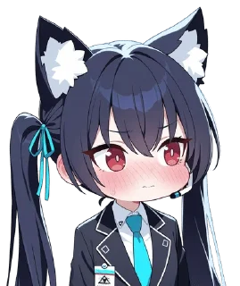 🌟 Serika (Blue Archive), стікер Telegram 6 з 50