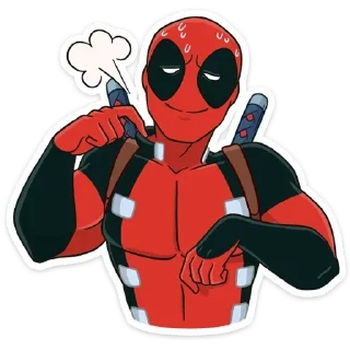 ☺️ @TVstickers Wade Wilson, sticker Telegram 13 sur 32