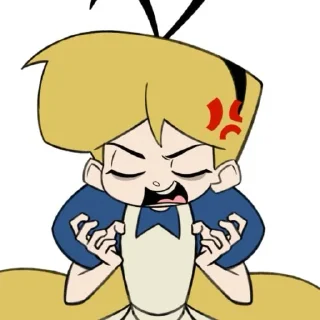 😠 Алиса, стікер Telegram 7 з 21