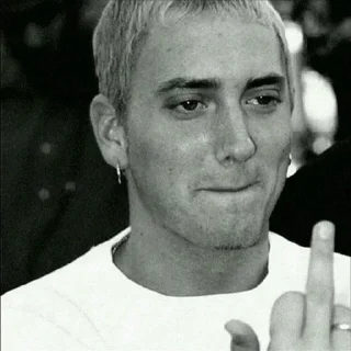 ☹️ @TVstickers Eminem Fingers, стикер Telegram 22 из 27