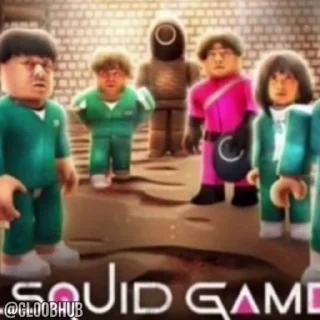😎 @EARTH928B ⌥ ИГРА В КАЛЬМАРА SQUID GAME 1 2 3, стікер Telegram 17 з 30