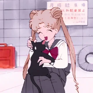 🤗 SAILOR MOON @anime_sticks, Telegram sticker 6 of 70