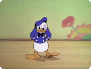 😑 Donald Duck 2, sticker Telegram 22 sur 36