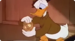 🙄 Donald Duck 2, sticker Telegram 12 sur 36