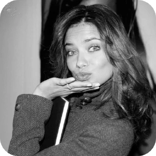 🌟 B&W Adriana @albumsproblems, стикер Telegram 8 из 120