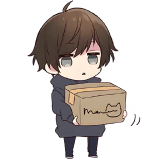 📦 Менхера-кун 10 @Nyasticks, Telegram sticker 3 of 41