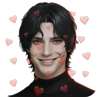 🥰 Каин и Ян💋 @aalyaa0_0, стикер Telegram 20 из 45