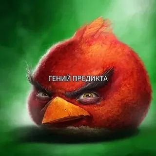 🌟 очень злые птички, стикер Telegram 14 из 35