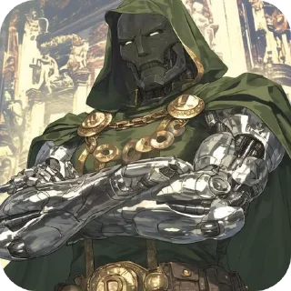 🤨 Dr. Doom • @Earth928B, sticker Telegram 19 sur 45
