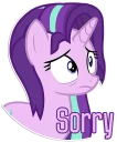 😣 Starlight Glimmer speaks | By @Egor418, sticker Telegram 18 sur 79