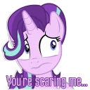 😳 Starlight Glimmer speaks | By @Egor418, sticker Telegram 20 sur 79