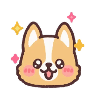🤩 Fluffy corgi @xkysluv, Telegram sticker 8 of 40