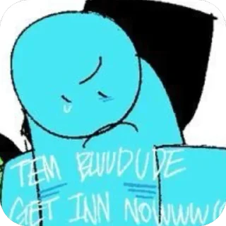 🫥 Bluudud, стікер Telegram 7 з 71