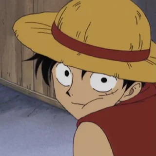 🤨 Luffy by@Loveyouluffy, Telegram sticker 8 of 120