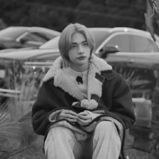 🖤 HYUNJIN ☆ @STICKSAJ, стікер Telegram 21 з 25