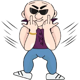 🖕 Володя: @Pea4_stickerbot, sticker Telegram 18 sur 22