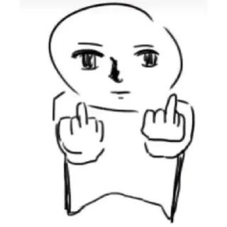 🖕 #real || @naonce9, стікер Telegram 13 з 50