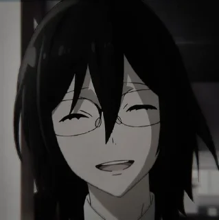 😄 Miyamura Izumi @anime_sticks, sticker Telegram 17 sur 40