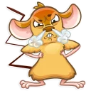 😤 Arno the Mouse, sticker Telegram 15 sur 30