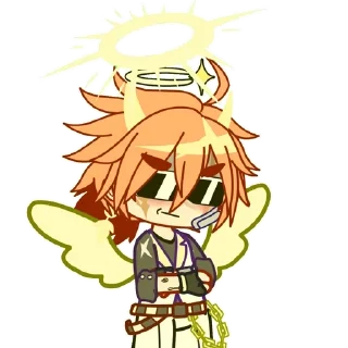 😑 ангелок пико., Telegram sticker 7 of 14