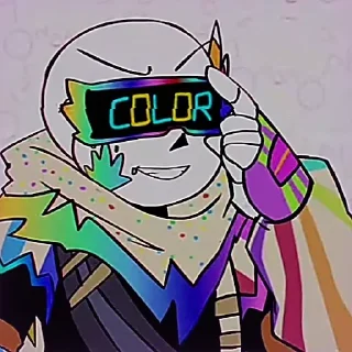 🌈 𝐹𝑅𝐸𝑆𝐻 𝐼𝑁𝐾 𝑆𝐴𝑁𝑆 🖌️🌈 [ by @stickers_undertale ], Telegram sticker 5 of 20