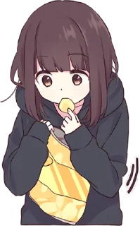 🍟 Kurumi Chan Pt.1 @jp_stickers, Telegram sticker 13 of 40