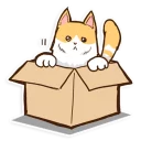Sticker from Chiffon the Cat (International)