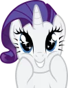 😮 emoji Rarity Telegram sticker 4 of 54