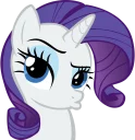 😐 emoji Rarity Telegram sticker 17 of 54