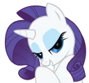 😘 emoji Rarity Telegram sticker 3 of 54