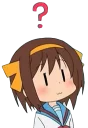 Sticker from Haruhi Suzumiya